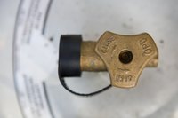 When you smell propane gas, close the supply valve until you identify the reason.