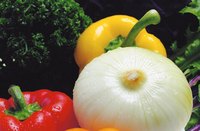 A variety of vegetables each day helps with weight loss.