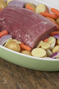 Lean, muscular beef bottom round makes a delicious braised pot roast.