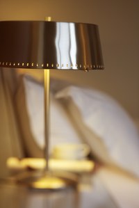 Power your lamp from a light switch.