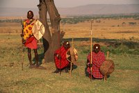 When it comes to African attire, the brighter the better.