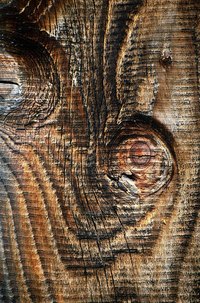 Old wood has character... but that can be faked.