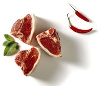 Bone-in lamb chops take slightly longer to thaw than boneless chops.