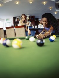 A pool hall can draw in people from all walks of life.