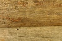 Wood logs can be left as-is, or stained with natural oils to preserve their color.