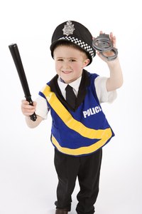 Add a police hat to your costume chest.