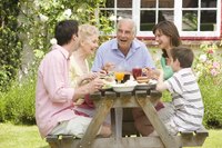 A garden table can help you bring your family together.