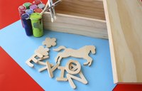 Paint jars and wood craft projects.