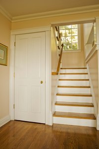 Coat closets can easily become disorganized.