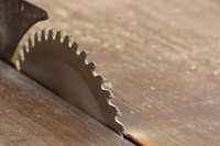 Cutting PVC creates sharp saw shavings