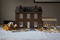 Making doll house furniture can be a big task in itself.