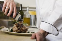 Drizzle a sauce made from wine, mustard or oil over the chops.