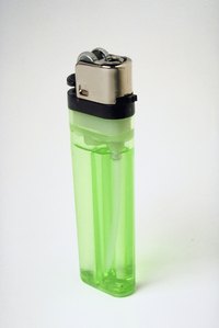 Bic lighters can either come in transparent or opaque containers.