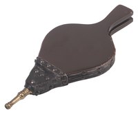 Fireplace bellows come in many styles and shapes.