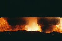 Furnaces and forges pose a hazard in many machine shops.