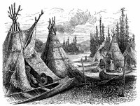Tepees were a type of housing for the American Indian.