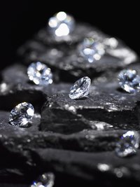 Rhinestone jewelry makes a denim and diamonds party sparkle.