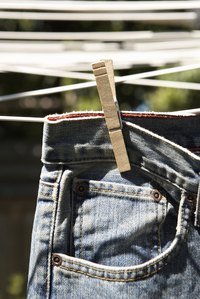 Line drying can prevent denim shrinkage.