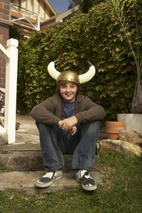 Dress as a Viking with the help of paper mache.