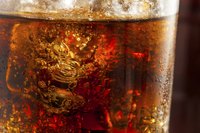 Soda with ice.