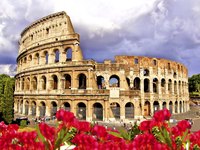 Take an online 3-D tour of the Colosseum to see the building before you start your model.