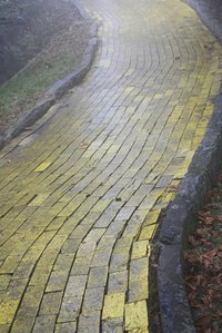 Follow the yellow brick road in your homemade Lollipop Guild costume.