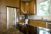 New cabinets can change the look of the whole kitchen.