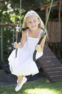 Always supervise children playing on a swing set.