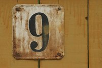 Cinnamon sprinkled on wet paint will give your sign a rusty look.