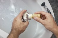 Using shaving soap may require some practice.