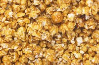 Caramel popcorn is quick and easy in the microwave.