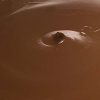 The inside of the lava cake should resemble melted chocolate.