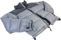 Repairing a down coat depends on the tears.