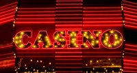 Paint a garish casino sign for your front door.
