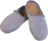 You can make a slipper sole from wool felt.