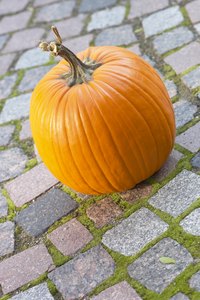 Make your pumpkin stand out by decorating it like a baseball player.