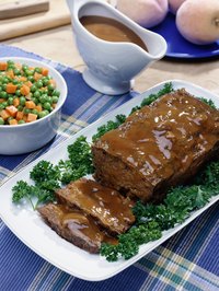 Meatloaf entrees can be seasoned and spiced according to diners' preferences.