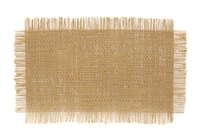 Burlap's porous nature makes it extremely receptive to paint.
