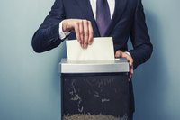 When no longer needed, paper records must be rendered unreadable and impossible to reconstruct.