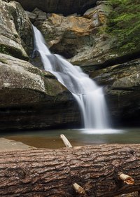 Hike your way to Cedar Falls in Ohio's Hocking Hills State Park.