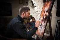 Buyer information on the invoice helps you locate works for future exhibits.