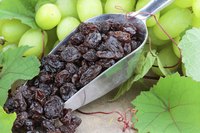 Thompson Seedless grapes are the main raisin-producing variety.