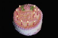 Cake decorations should match the theme of the event.