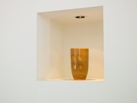 Create your own recessed wall shelf.