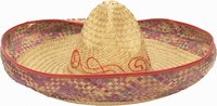 You can make a sombrero out of a cardboard beer box.