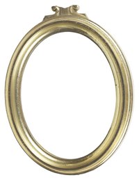 Convex glass works well in an oval frame.