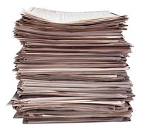 Reuse old newspapers or junk mail for your paper mache projects.