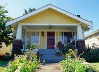 Flowers and house color work together to beauty your home.