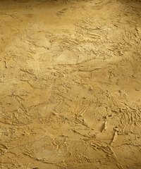 Stucco can be textured in a number of ways.