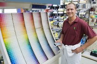 Powder coating applies as a powder and must be baked to turn into a solid surface.